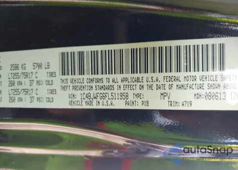 2015 Jeep Wrangler Unlimited Rubicon from USA, damaged, VIN 1C4BJWFG6FL511958